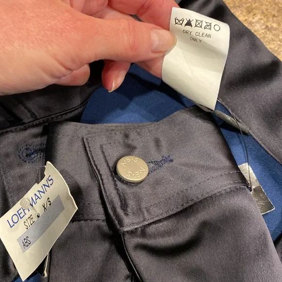 NWT ABS Evening By Allen Schwartz Satiny Jacket Petite X/S - Picture 5 of 12